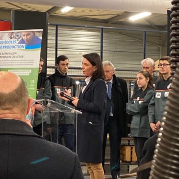 Inauguration de T’CAP-T’PRO, école de production à Saumur