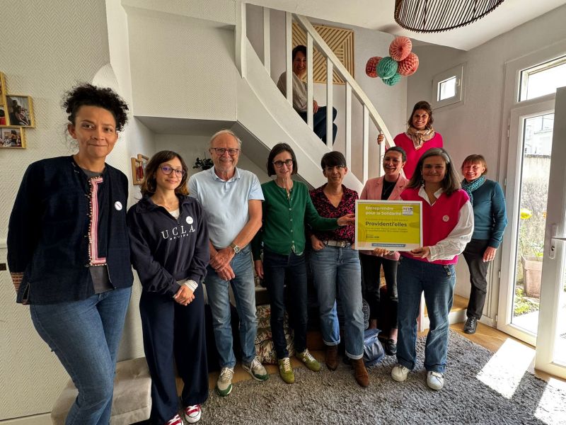 Remise de don à la Maison Providenti’elles d’Angers